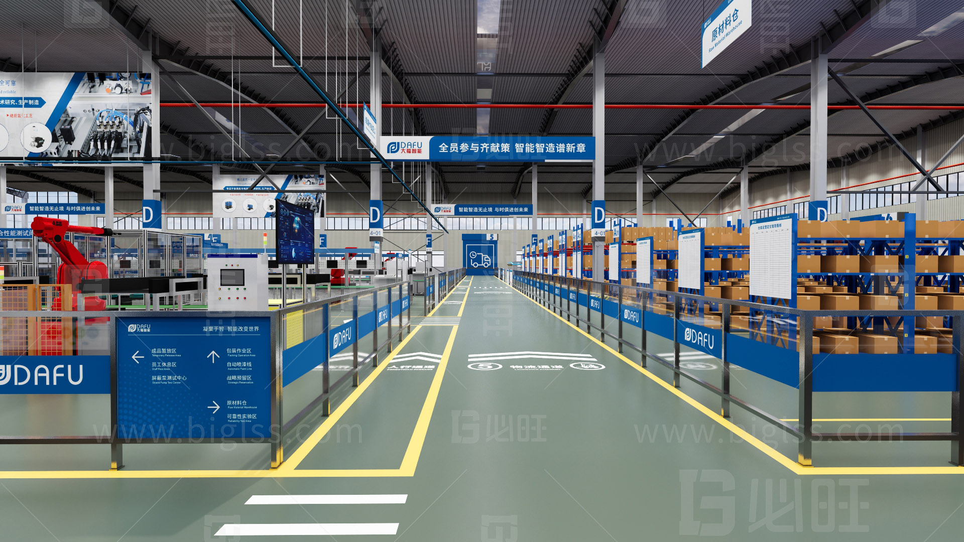 工廠目視化，車間目視化，目視化設計，空間設計