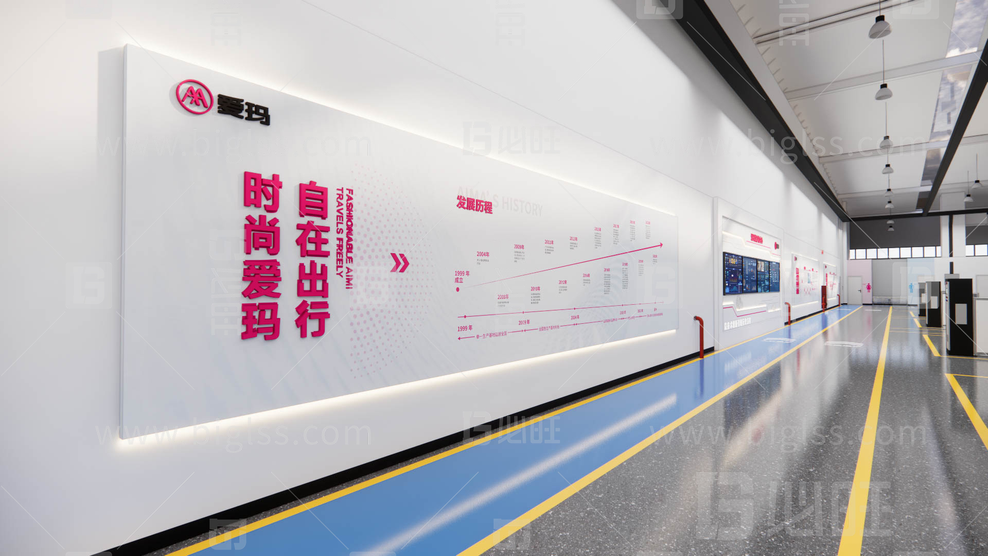 目視化設計，空間設計，工廠目視化，車間目視化，必旺目視化