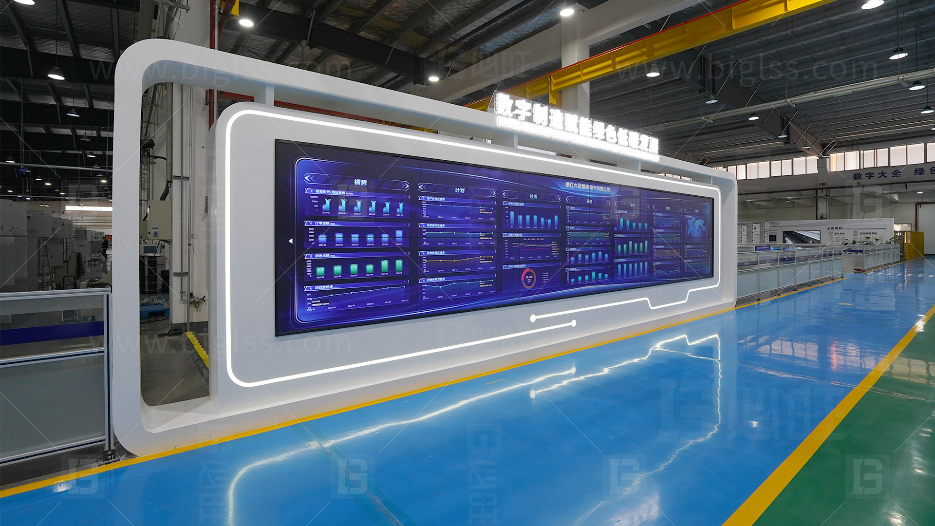 工廠目視化，車間目視化，目視化設計，可視化管理，工業弓箭射擊，必旺目視化