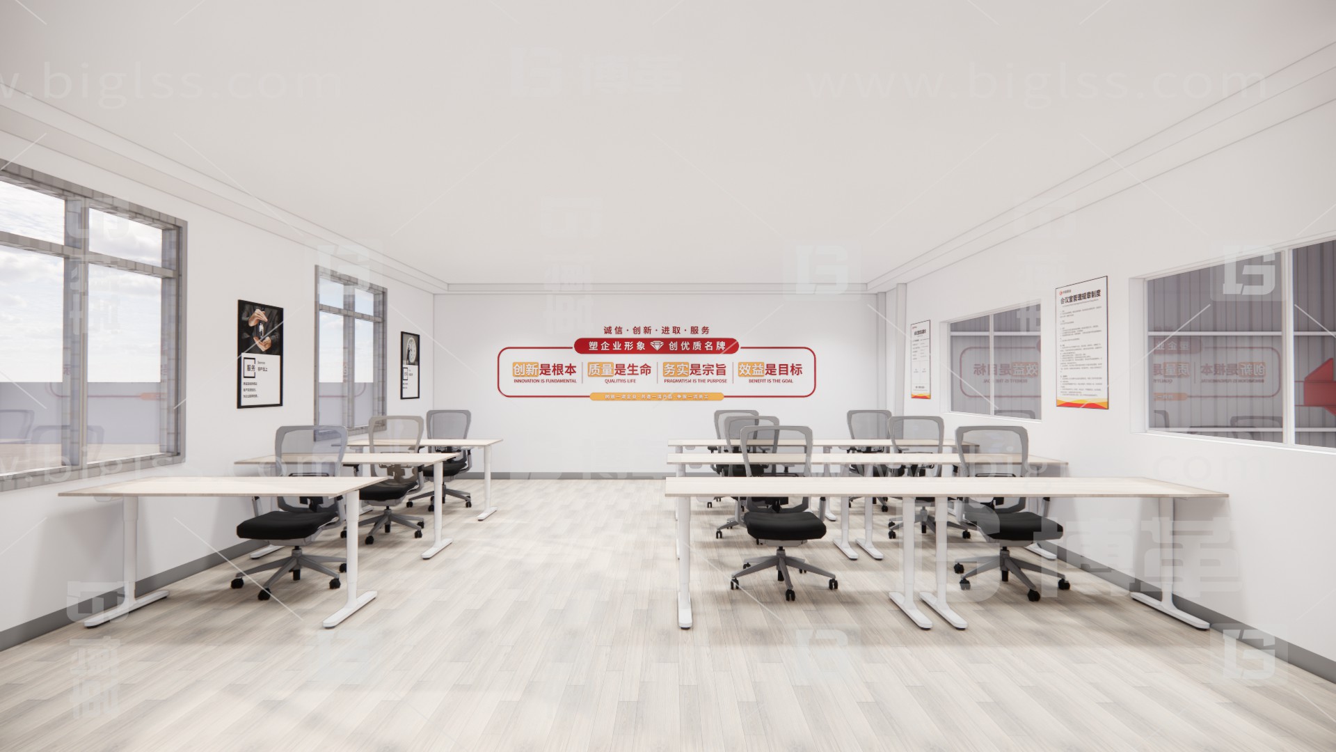 車間目視化，工廠目視化，目視化設計，工業空間設計，必旺目視化