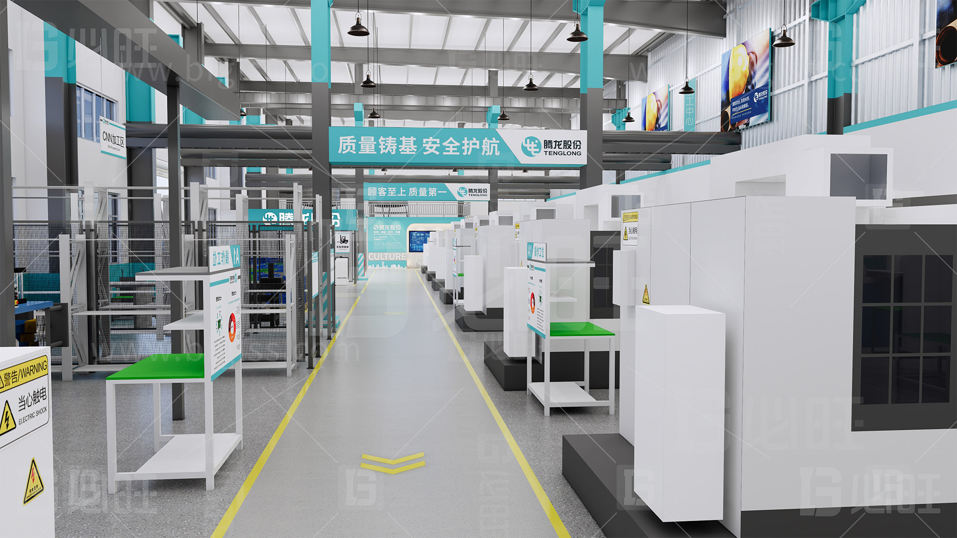 工廠目視化，車間目視化，目視化設計，工業空間設計，必旺目視化