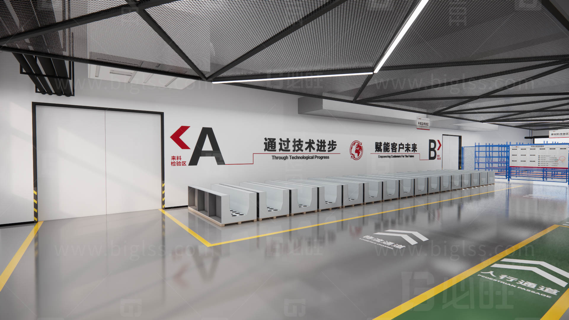 工廠目視化，車間目視化，目視化設計，工業(yè)空間設計，必旺目視化