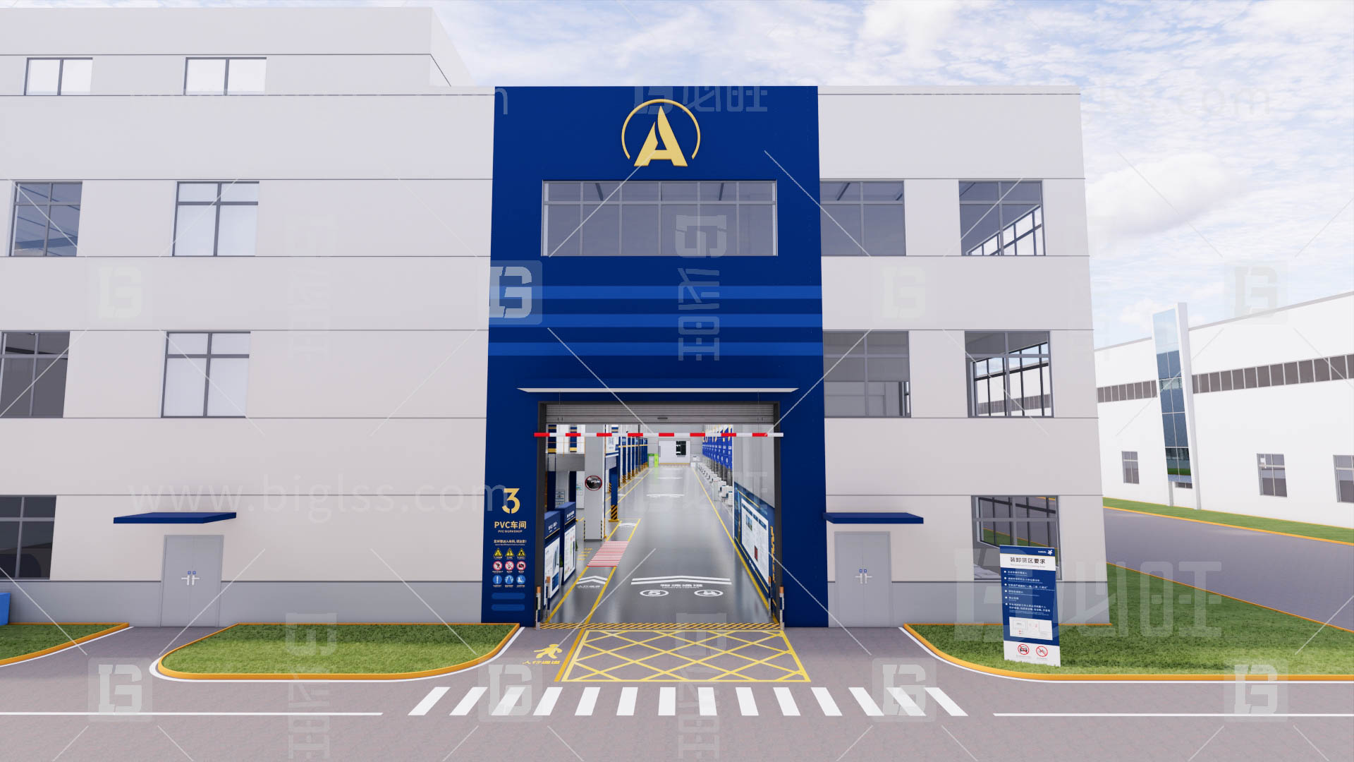 工廠目視化，車間目視化，目視化設(shè)計(jì)，工業(yè)空間設(shè)計(jì)，必旺目視化