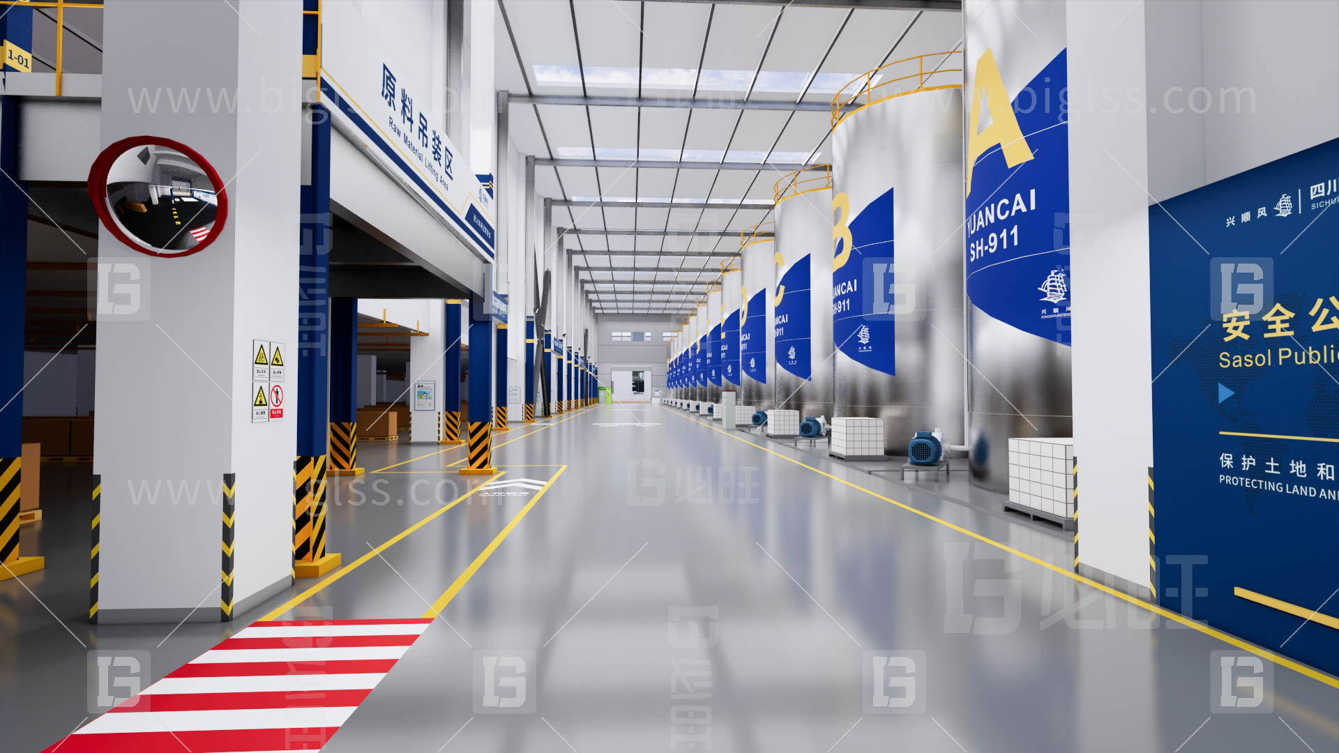 工廠目視化，車間目視化，目視化設(shè)計(jì)，工業(yè)空間設(shè)計(jì)，必旺目視化