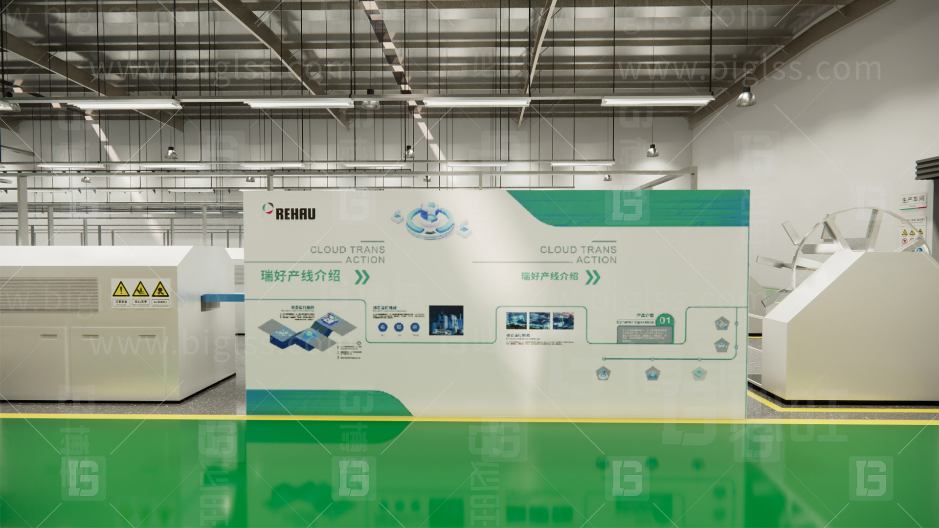 工廠目視化，車間目視化，目視化設計，工業空間設計，必旺目視化